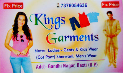 Kings Garments Basti